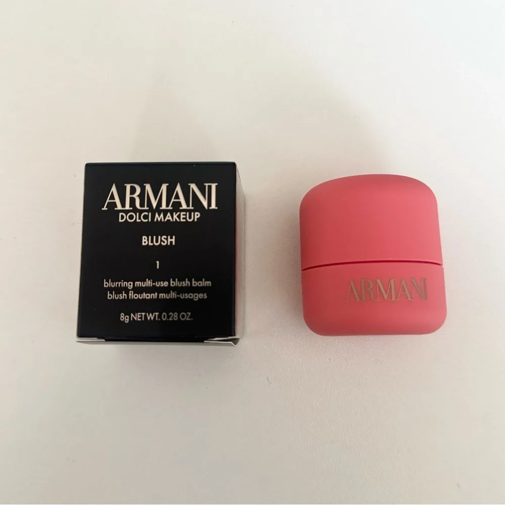 NEW Armani Beauty Dolci Blush Smoothing Cream to Powder Soft Matte Balm Makeup